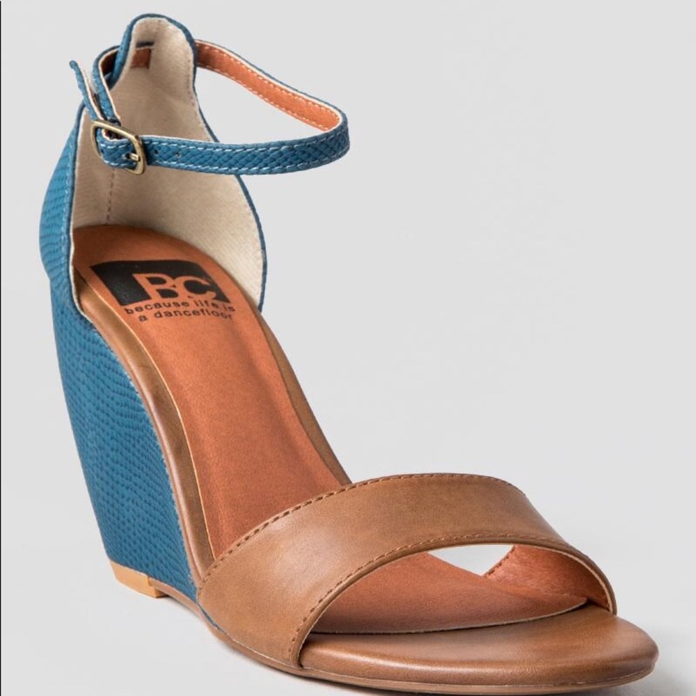 BC FOOTWEAR shoes bounce wedge sandal